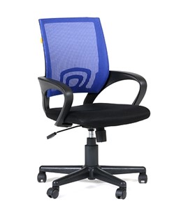 Компьютерное кресло CHAIRMAN 696 black Сетчатый акрил DW61 синий в Бугульме