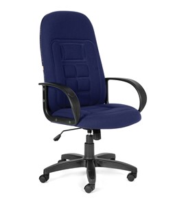 Кресло компьютерное CHAIRMAN 727 ткань ст., цвет синий в Нижнекамске