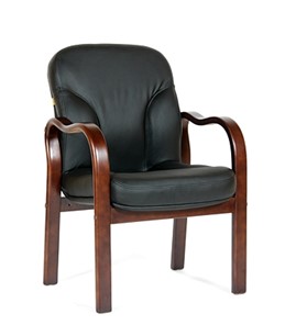 Кресло CHAIRMAN 658 Натуральная кожа черный в Бугульме