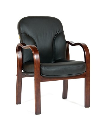 Кресло CHAIRMAN 658 Натуральная кожа черный в Казани - изображение