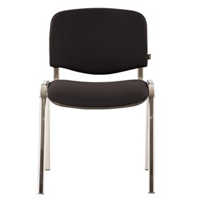 Офисный стул Brabix Iso CF-001 (хромированный каркас, ткань черная) 531419 в Нижнекамске - предосмотр