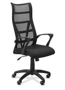 Офисное кресло ДамОфис 5600, черное в Набережных Челнах