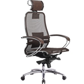 Офисное кресло Samurai S-2.04, темно-коричневый в Альметьевске - предосмотр