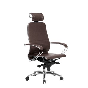 Офисное кресло Samurai K-2.04 темно-коричневый в Набережных Челнах