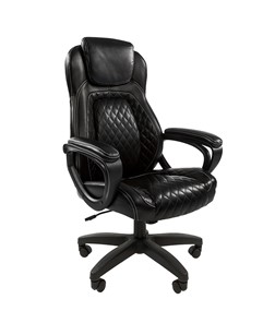 Кресло офисное CHAIRMAN 432, экокожа, цвет черный в Набережных Челнах