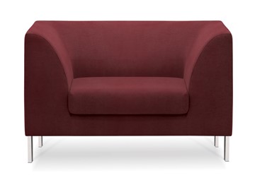 Кресло офисное Сиеста, ткань Сахара / красная С30 в Набережных Челнах
