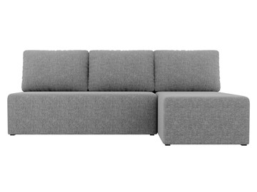 Угловой раскладной диван Поло, Серый (рогожка) в Альметьевске - предосмотр 1