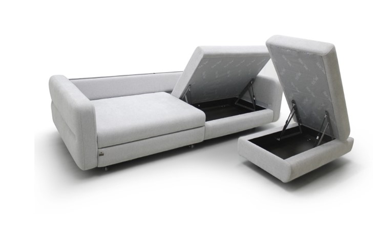 Модульный диван с пуфом Марко (м6,1+м3д+м3ящ+м6,1+м13) в Нижнекамске - изображение 2