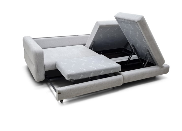 Модульный диван с пуфом Марко (м6,1+м3д+м3ящ+м6,1+м13) в Нижнекамске - изображение 3