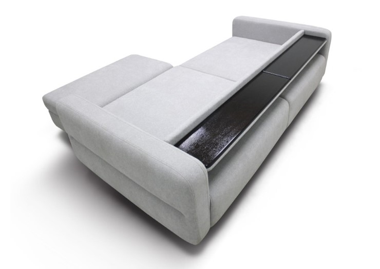 Модульный диван с пуфом Марко (м6,1+м3д+м3ящ+м6,1+м13) в Нижнекамске - изображение 5