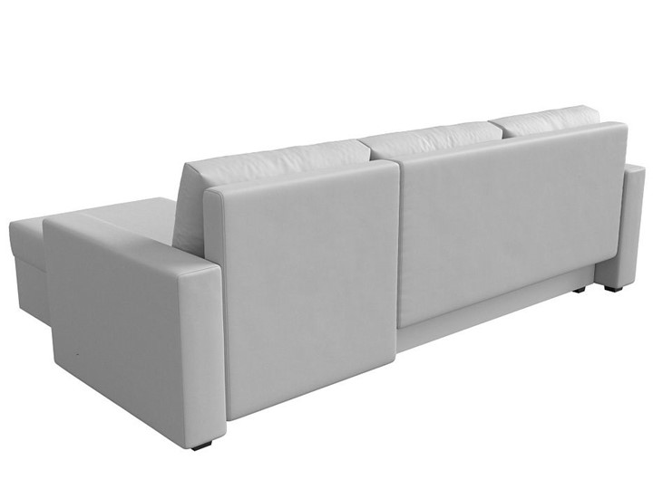 Угловой раскладной диван Траумберг Лайт, Белый (Экокожа) в Нижнекамске - изображение 4