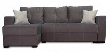 Угловой диван Fashion soft 210 (Uno grey + Brix latte) в Нижнекамске