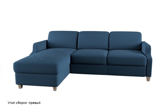 Угловой диван Валенсия Ретро с оттоманкой в Нижнекамске - изображение