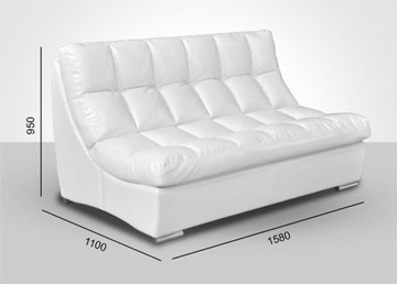 Прямой диван Брайтон без механизма 1580*1100*950 в Альметьевске