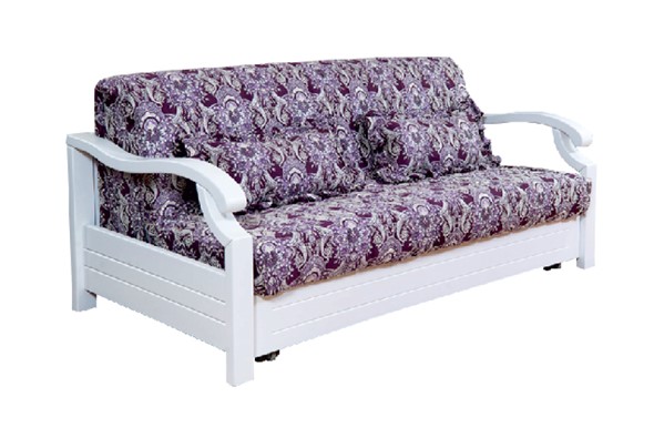 Прямой диван Глория, 1200 ППУ, цвет белый в Нижнекамске - изображение