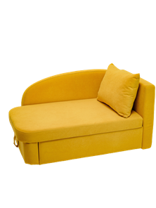 Диван-кровать правая Тедди желтый в Набережных Челнах