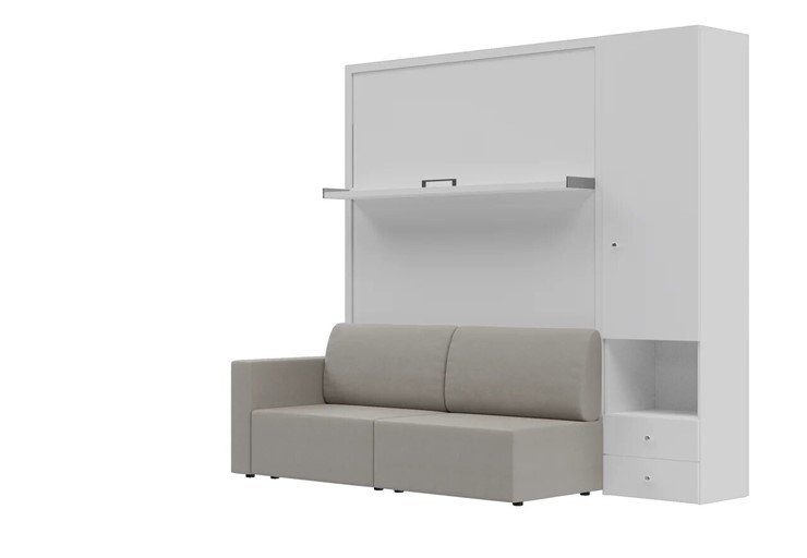 Диван Кровать-трансформер Smart (КД 1400+ШП), шкаф правый, левый подлокотник в Альметьевске - изображение 2