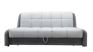 Прямой диван Аккордеон-Кант 1,55, полоска (ППУ) в Альметьевске