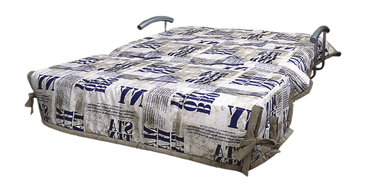 Прямой диван Аккордеон с боковинами, спальное место 1200 в Набережных Челнах - изображение 1