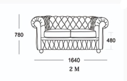 Прямой диван Честер 2М (седафлекс) в Альметьевске - изображение 13