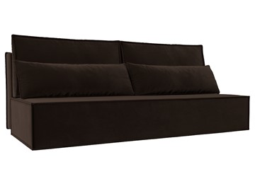 Прямой диван Фабио Лайт, Коричневый (микровельвет) в Альметьевске