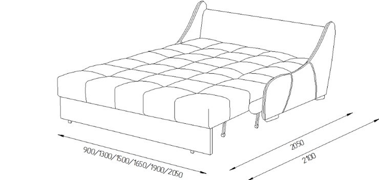Прямой диван Токио 205 (ППУ) в Набережных Челнах - изображение 4