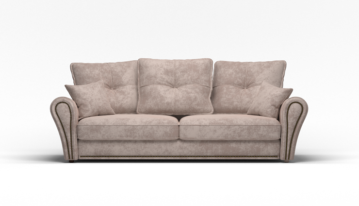 Прямой диван Виктория 3 подушки в Нижнекамске - изображение 1