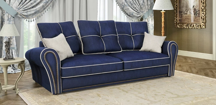 Прямой диван Виктория 3 подушки в Нижнекамске - изображение 3