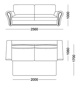 Прямой диван Виктория 3 подушки в Нижнекамске - предосмотр 4