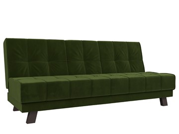Прямой диван Винсент, Зеленый (микровельвет) в Нижнекамске