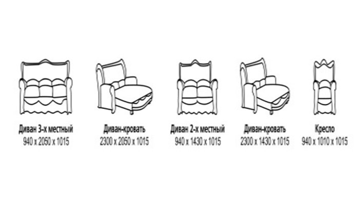 Малый диван Наполеон, ДМ2 в Альметьевске - изображение 2