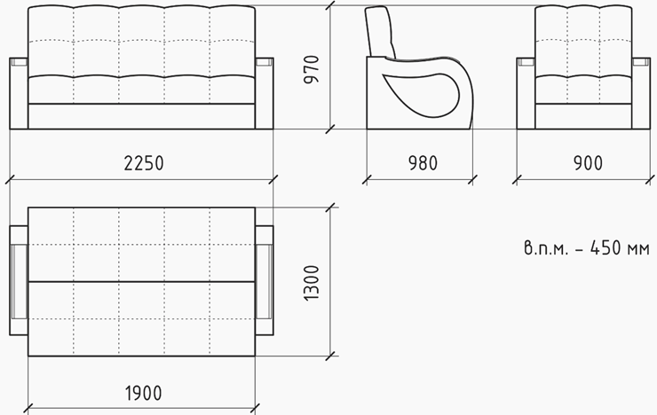 Прямой диван Лазурит 8 БД в Альметьевске - изображение 5
