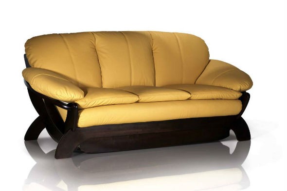 Прямой диван Верона трехместный без механизма в Нижнекамске - изображение 1