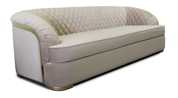 Прямой диван Бурже, с металлическим декором в Нижнекамске - изображение 4