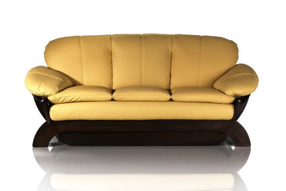 Прямой диван Верона трехместный без механизма в Нижнекамске - изображение
