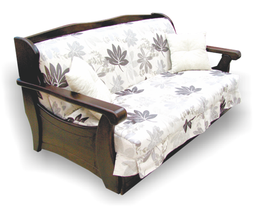 Прямой диван Аккордеон Бук 120, НПБ, Радуга в Альметьевске - изображение