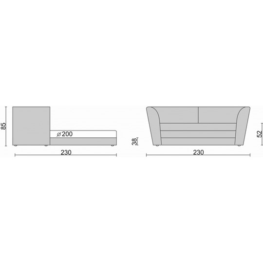 Круглый диван-кровать Смайл в Альметьевске - изображение 6