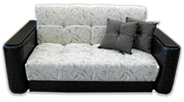 Прямой диван Аккордеон-1, 120 (круглые подлокотники), НПБ в Нижнекамске - изображение