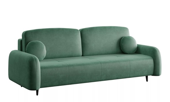Прямой диван Монблан 3т, Рогожка Муза 12 в Альметьевске - изображение