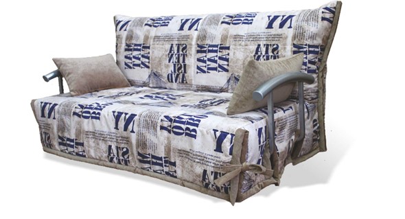 Прямой диван Аккордеон с боковинами, спальное место 1200 в Набережных Челнах - изображение