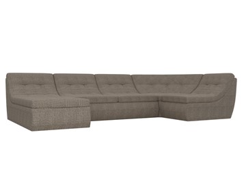 Модульный раскладной диван Холидей, Корфу 03 (рогожка) в Нижнекамске