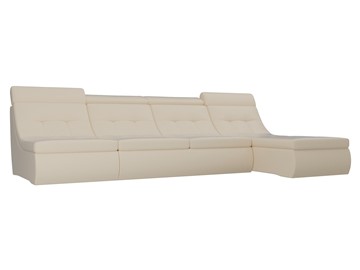 Модульный раскладной диван Холидей люкс, Бежевый (экокожа) в Альметьевске
