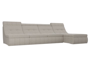 Модульный раскладной диван Холидей люкс, Корфу 02 (рогожка) в Нижнекамске