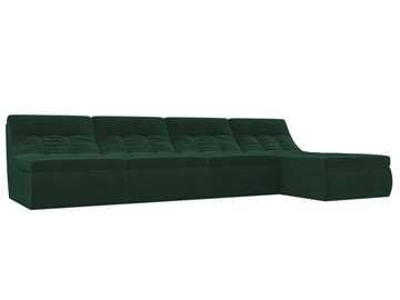 Модульный угловой диван Холидей, Зеленый (велюр) в Набережных Челнах