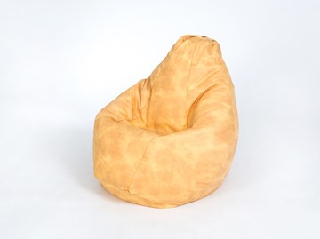 Кресло-мешок Груша малое, жаккард, песок в Нижнекамске