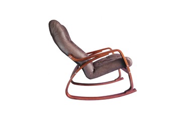 Кресло-качалка Гранд, замша шоколад в Набережных Челнах - предосмотр 1