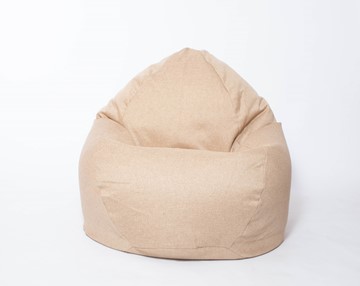 Кресло-мешок Макси, рогожка, 150х100, песочное в Нижнекамске - предосмотр 1