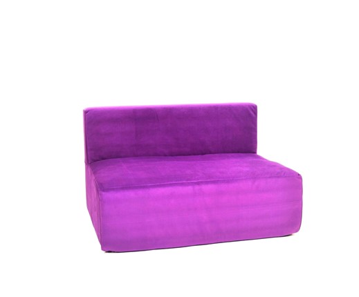Кресло бескаркасное Тетрис 100х80х60, фиолетовое в Альметьевске - изображение