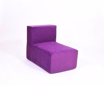 Кресло бескаркасное Тетрис 50х80х60, фиолетовое в Альметьевске