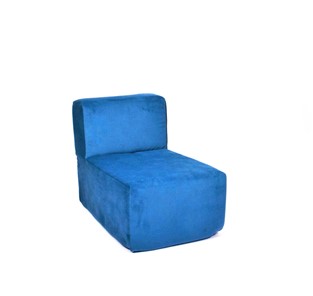 Кресло бескаркасное Тетрис 50х80х60, синий в Набережных Челнах